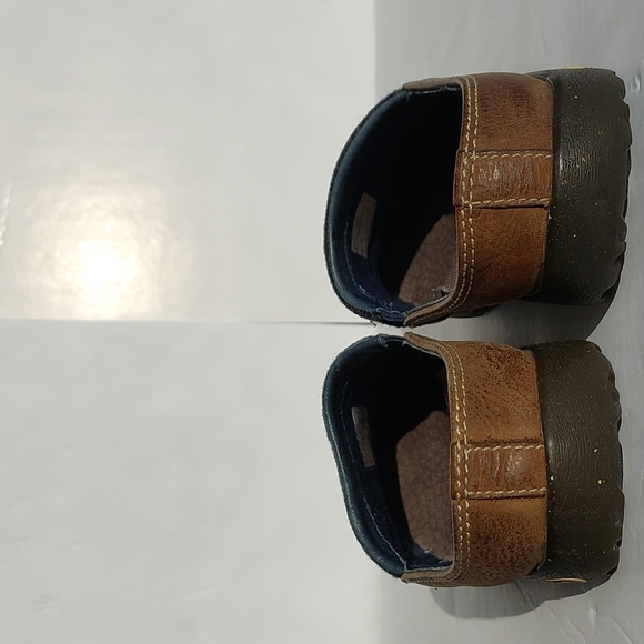 Chaco Quinn Wool Leather Slip On Mule Shoes - Picture 4 of 10